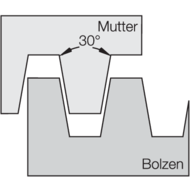 Threading inserts full profile trapezoidal DIN103 16IR 3TR HC5615